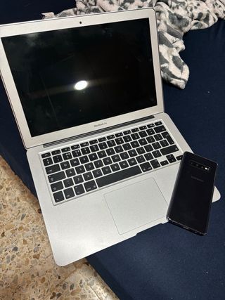 MacBook Air 13 Plata 2017 Samsung s 10 plus