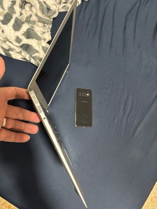 MacBook Air 13 Plata 2017 Samsung s 10 plus
