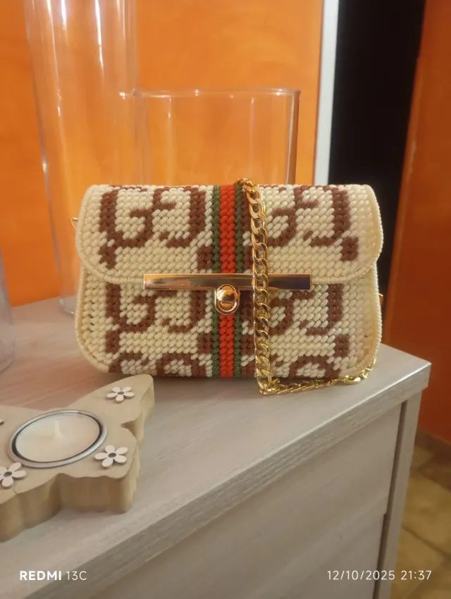 Minibag Beige/Marrone