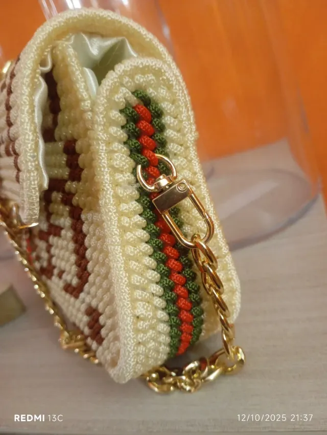 Minibag Beige/Marrone