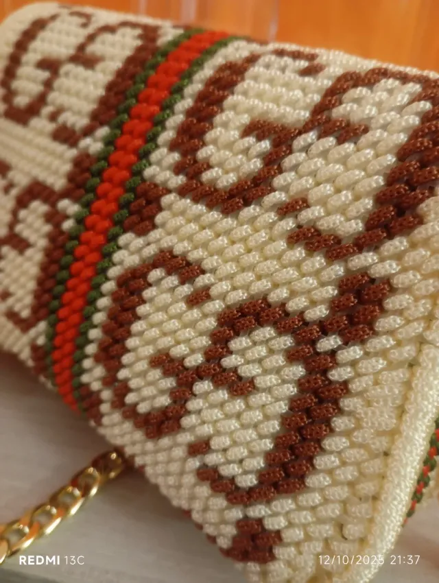 Minibag Beige/Marrone