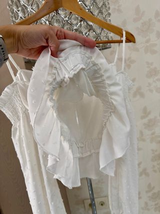 Blusa hombros descubiertos talla L