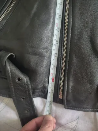 Cazadora cuero hombre