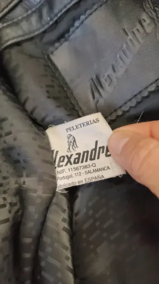 Cazadora cuero hombre