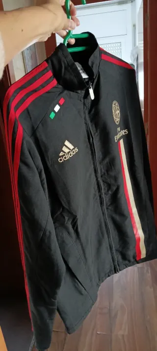 Chaqueta Adidas AC Milan Negra Roja