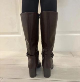 Stivali donna tacco marrone tg 36 nuovi