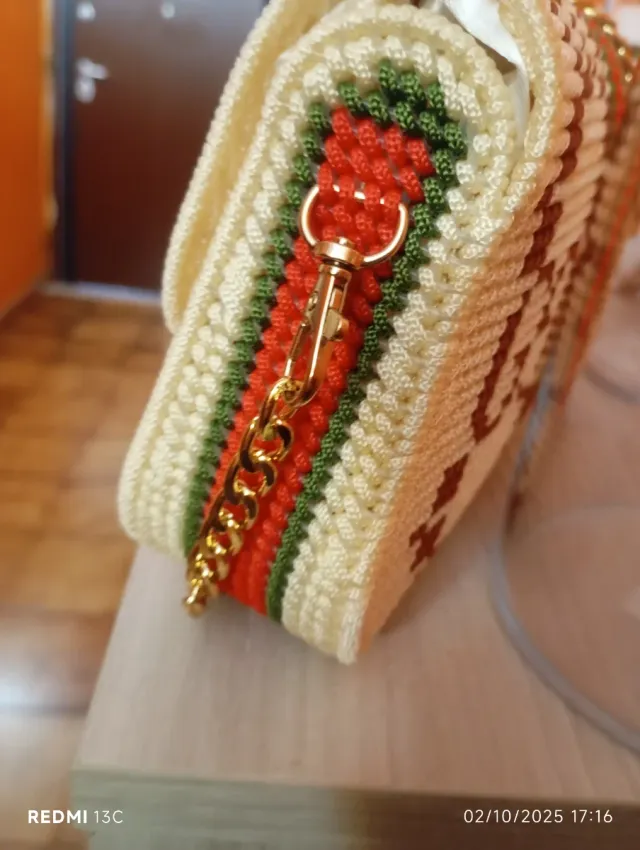 Borsa Beige e Marrone