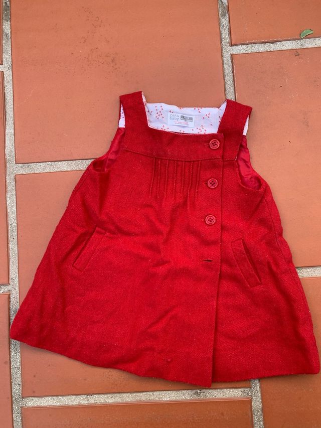 Pichi rojo Zara Baby