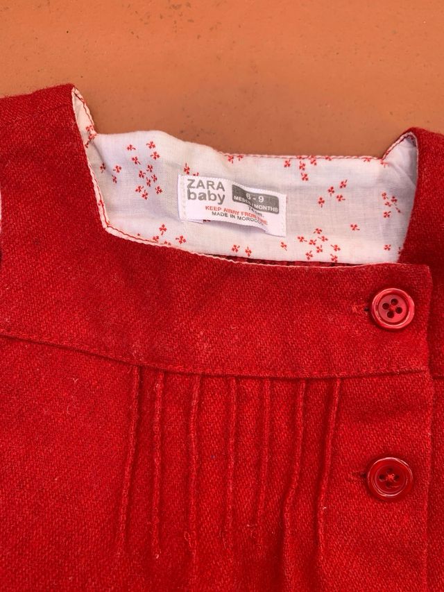 Pichi rojo Zara Baby