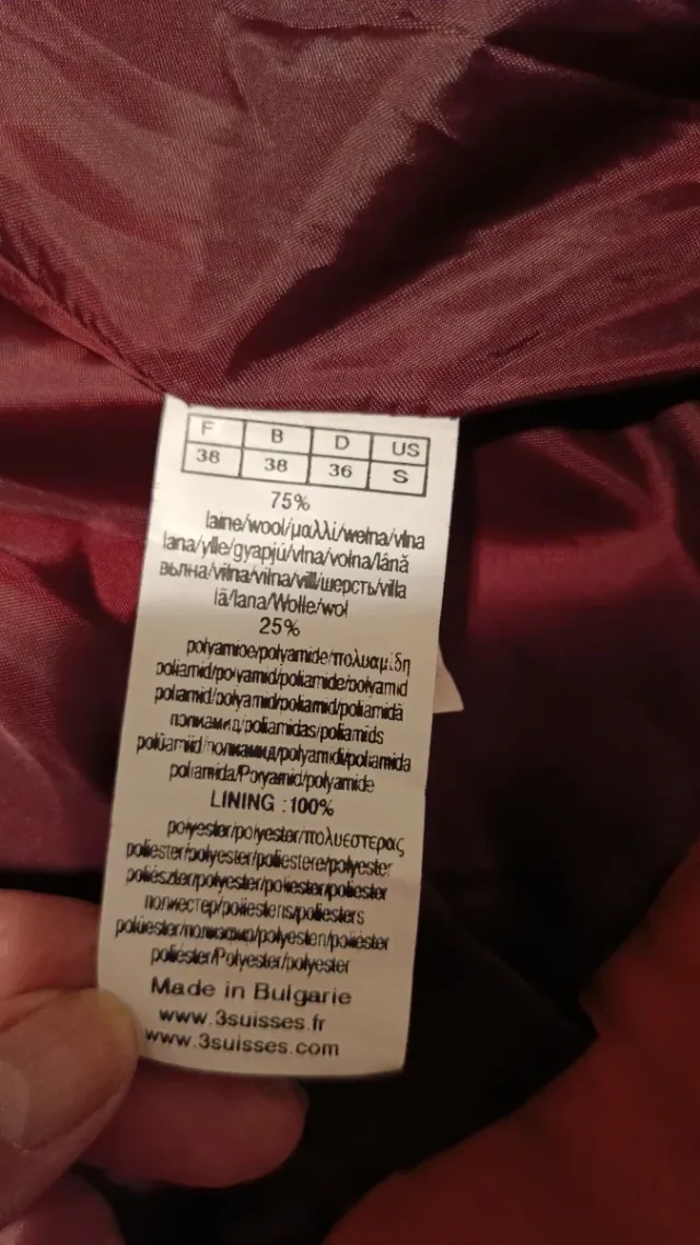 Chaqueta 3 Suisses Collection Naranja