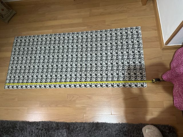 Alfombra lavable diseño geométrico