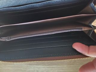 Portafoglio artigianale tela monogram