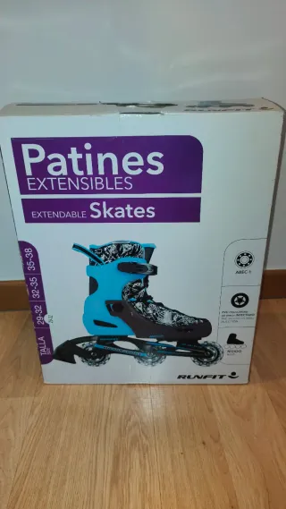 Patines Extensibles RUNFIT Talla 29-32 Nuevos