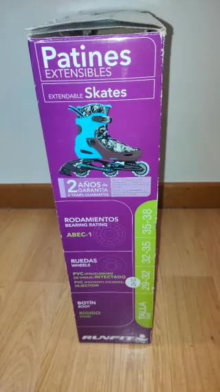 Patines Extensibles RUNFIT Talla 29-32 Nuevos