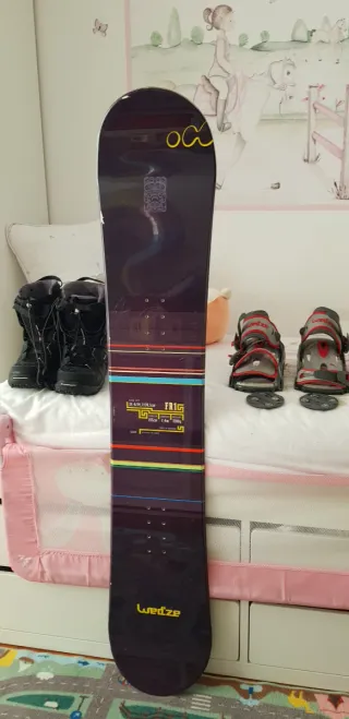 Botas t/44 Salomon + Tabla + sujeciones.