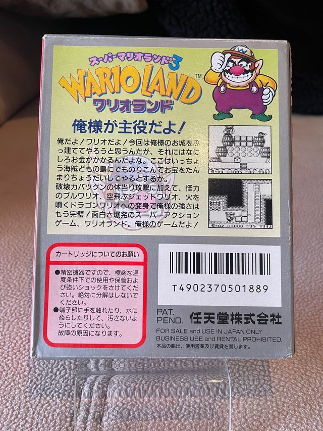 Nintendo Game Boy Wario Land 3 DMG-WJA Japonés