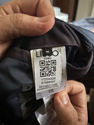 Giacca uomo Liu Jo blu/marrone taglia M