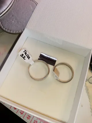 Alianza Plata de Ley Hombre talla 31 y talla 28mm