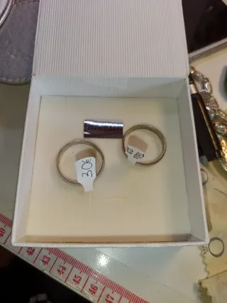 Alianza Plata de Ley Hombre talla 31 y talla 28mm