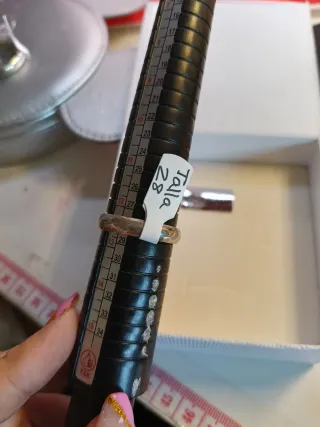 Alianza Plata de Ley Hombre talla 31 y talla 28mm