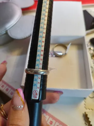 Alianza Plata de Ley Hombre talla 31 y talla 28mm