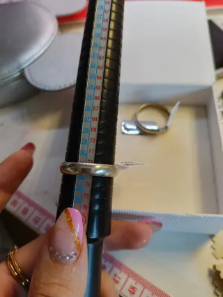 Alianza Plata de Ley Hombre talla 31 y talla 28mm