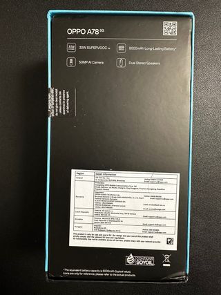 OPPO A78 5G 128GB Blu