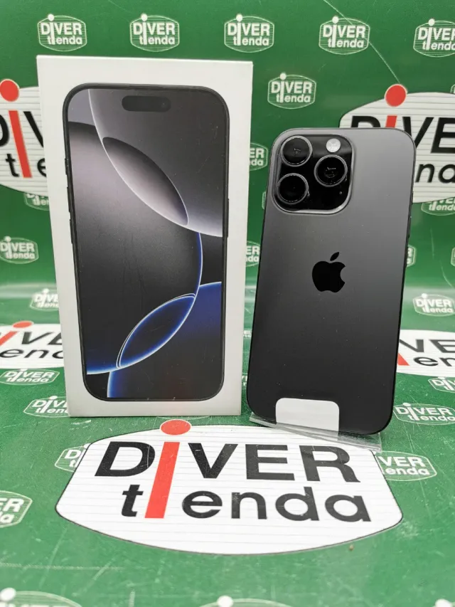 iPhone 16 Pro 128GB Negro/Gris Impecable