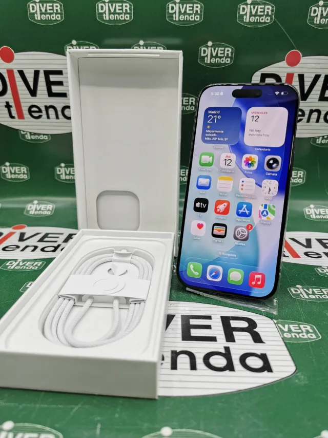 iPhone 16 Pro 128GB Negro/Gris Impecable