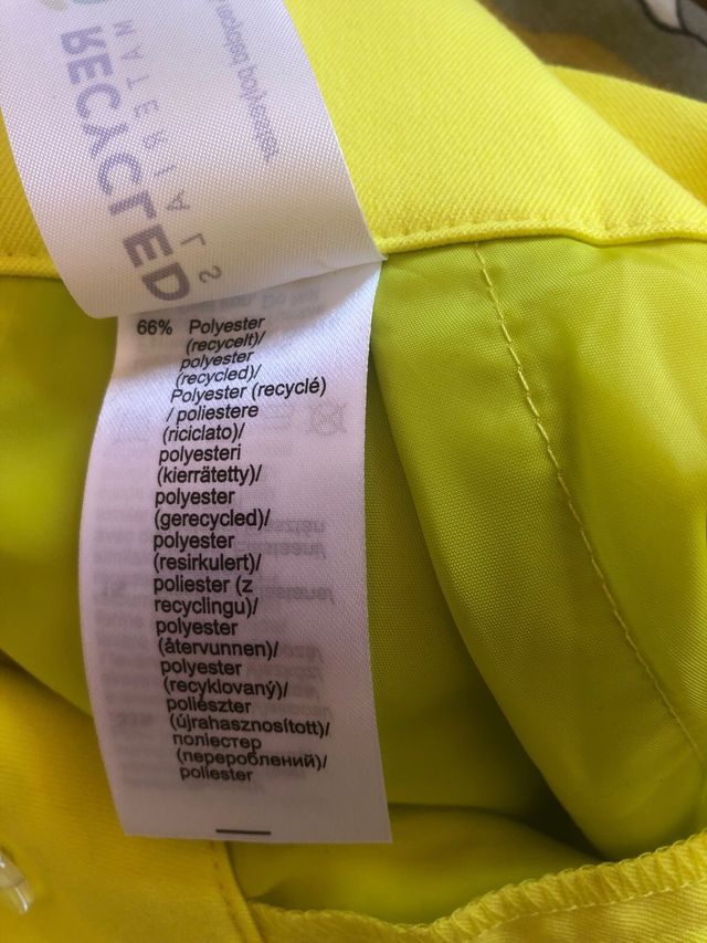 Pantalón ancho amarillo