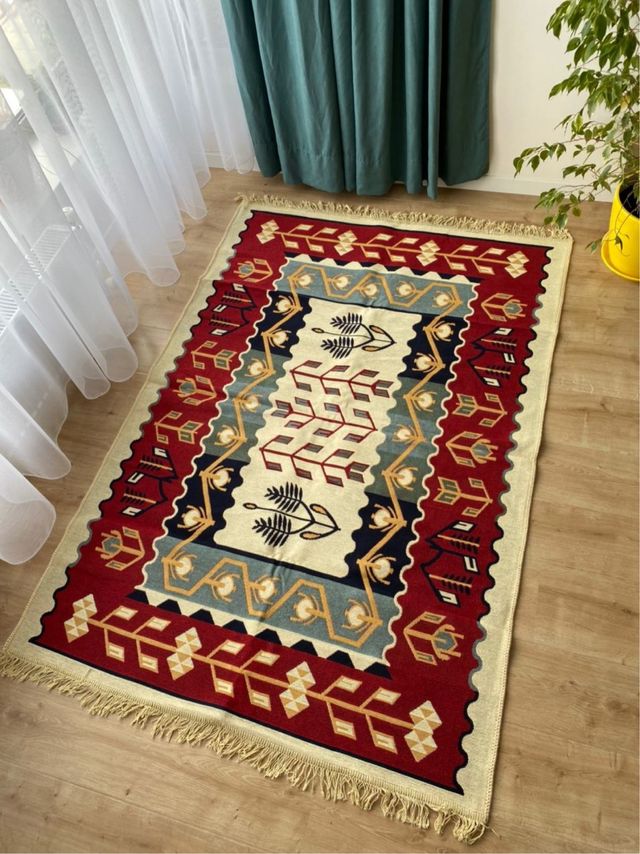 Tappeto in cotone etnico 120x180 cm