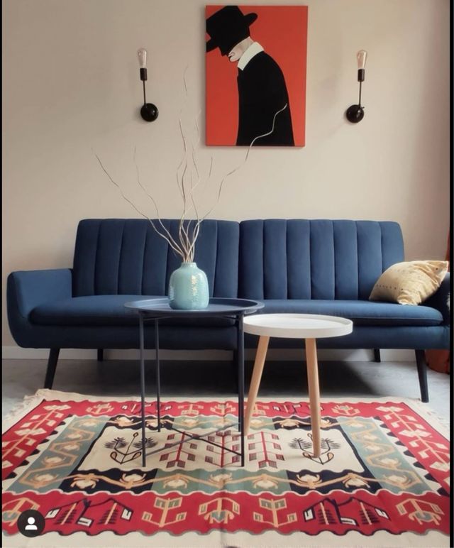 Tappeto in cotone etnico 120x180 cm