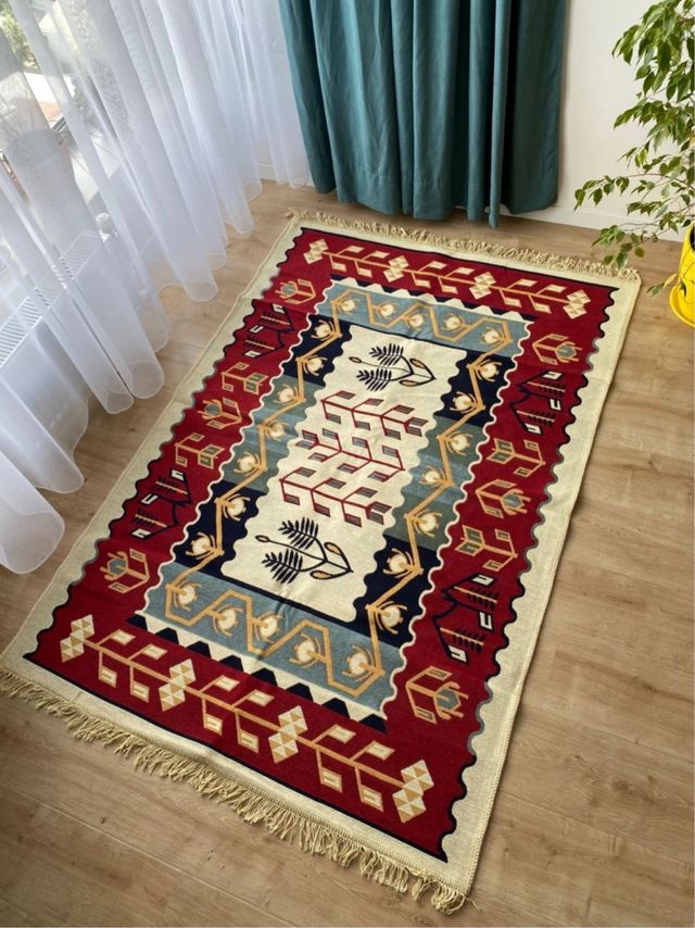 Tappeto in cotone etnico 120x180 cm