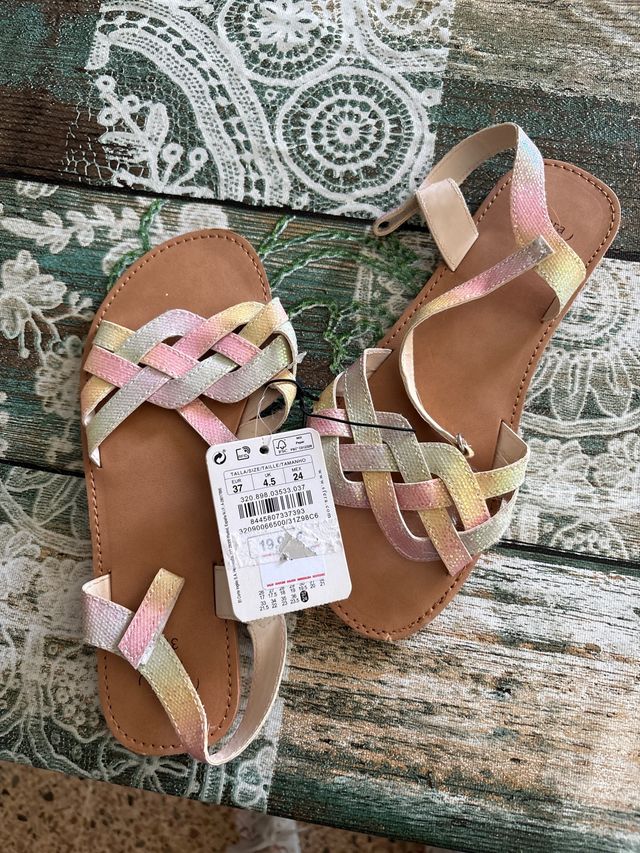 Sandalias niña multicolor talla 37