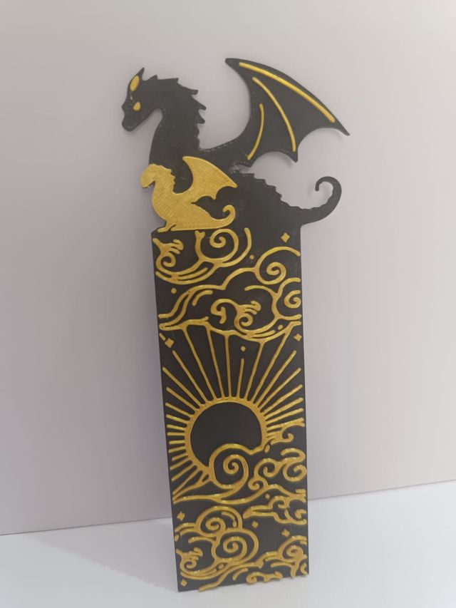 Marca páginas inspirado en el libro Fourth Wing