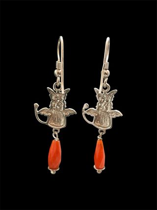 Orecchini fatti a mano diavoletti