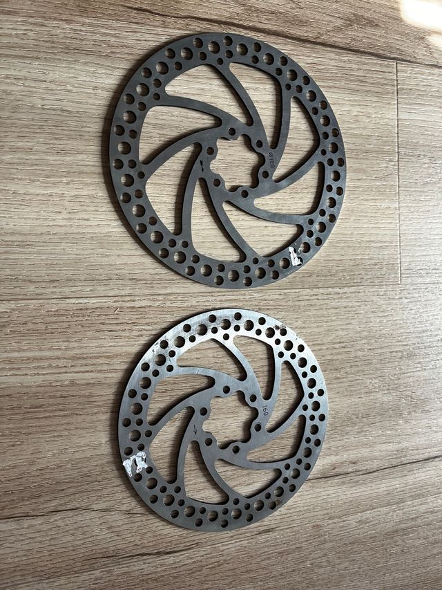 Discos Freno Bicicleta 180mm y 160mm 6 Tornillos