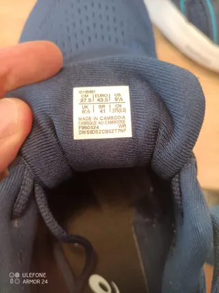 Zapatillas Asics Azul y Turquesa