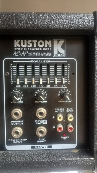 Amplificador Kustom KPMS180 Powered Mixer