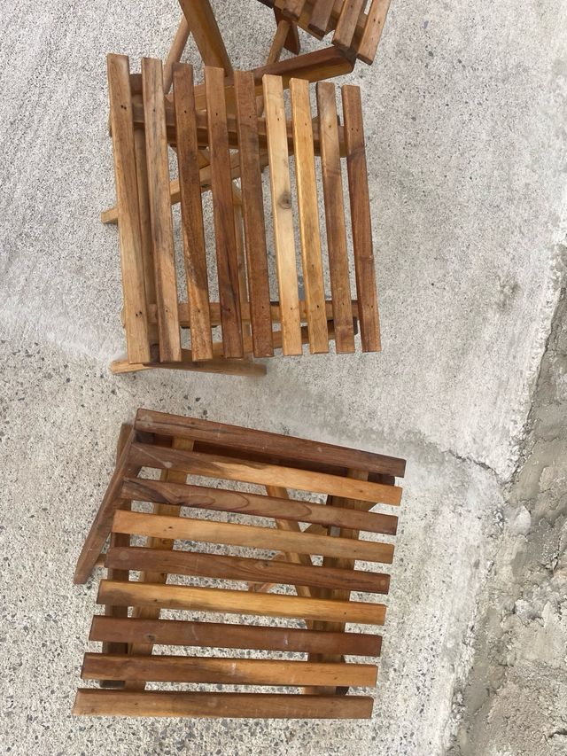 Maceteros de madera Ikea Bjuron
