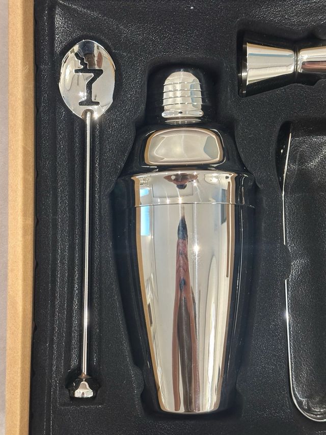 Set Coctelería Metal - NUNCA USADO