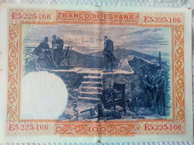 Billete 100 pesetas 1925 Banco de España