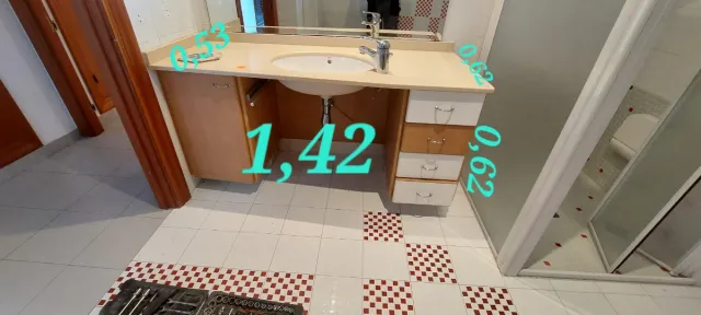 Muebles de baño piedra y madera todo por 300€ urge