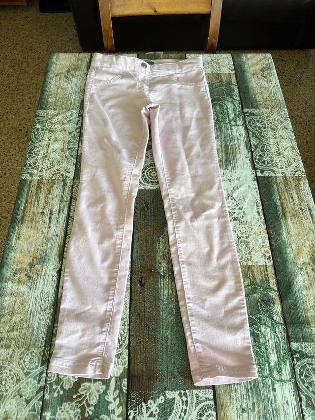 Pantalón pitillo niña lila 150 cm