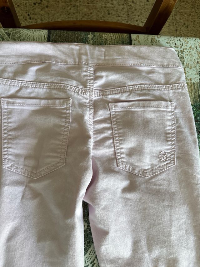 Pantalón pitillo niña lila 150 cm