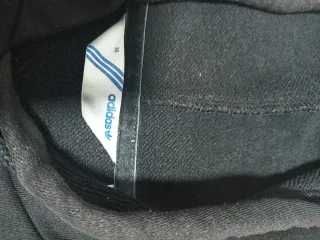 Sudadera Adidas Negra con Logo Trefoil