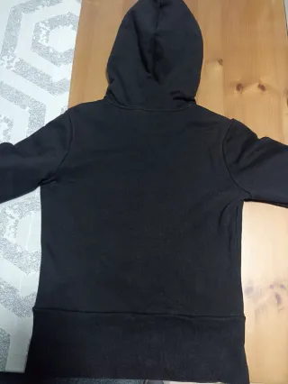 Sudadera Adidas Negra con Logo Trefoil