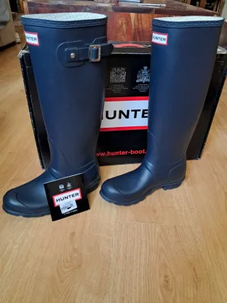 Botas Hunter Mujer Azul Talla 37