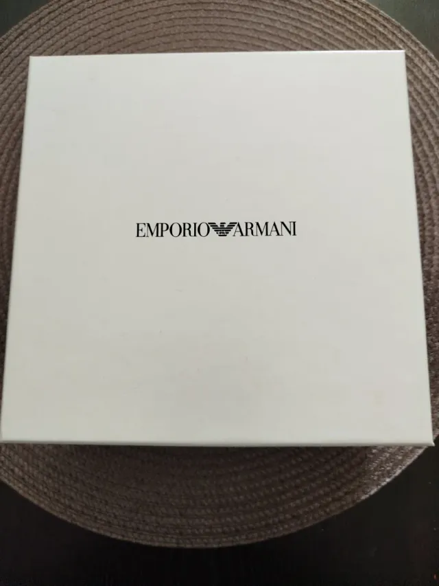 Cinturón Emporio Armani Negro Caballero