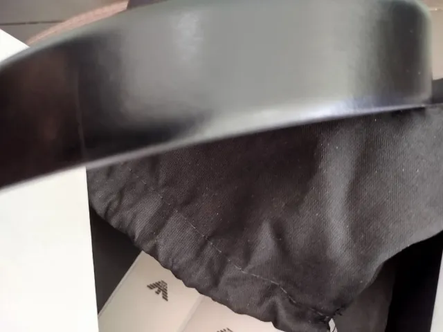 Cinturón Emporio Armani Negro Caballero